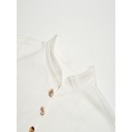 Retro Style Men's Casual Solid Long Sleeve Shirt, Men's Clothes For Spring Summer Autumn, Tops For Men