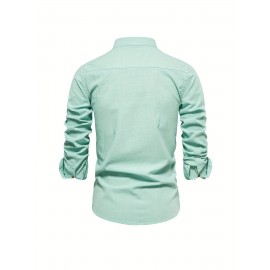 Men's Cotton Long Sleeve Shirts Men's Clothes